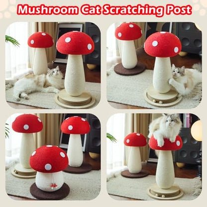 Whimsical Mushroom Cat Scratcher - Image 5