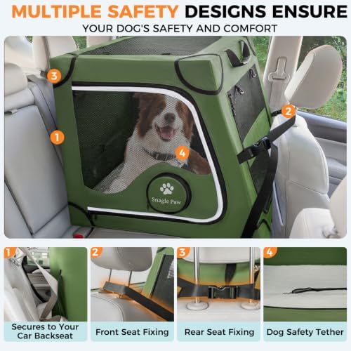 Dog Car Crate for Back Seat - Image 5
