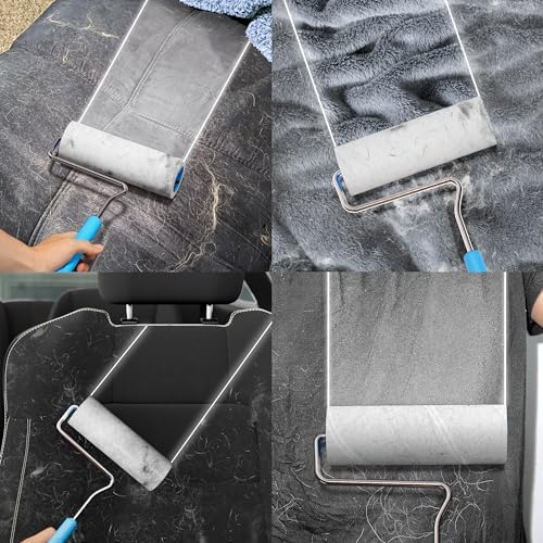 Large Surface Extra Sticky Lint Roller, 6.3''Wide Roller - Image 5
