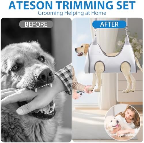 Pet Grooming Hammock Harness for XL Large Dogs Nail Trimming, Dog Sling for - Image 5