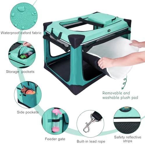 Ownpets Collapsible Travel Dog Crate - Image 2