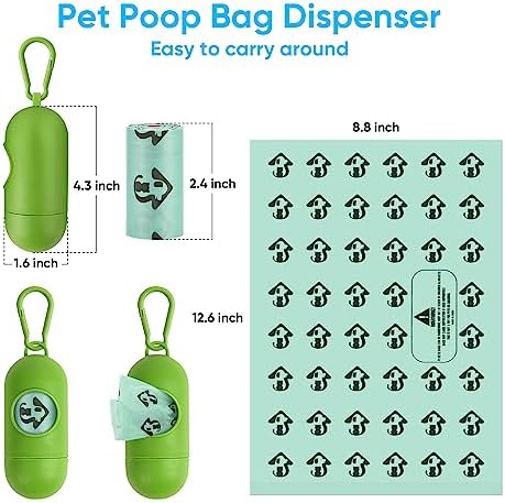 Cat Litter Scooper with Holder, Upgraded Cat Litter Shovel with 135 Bags - Image 3