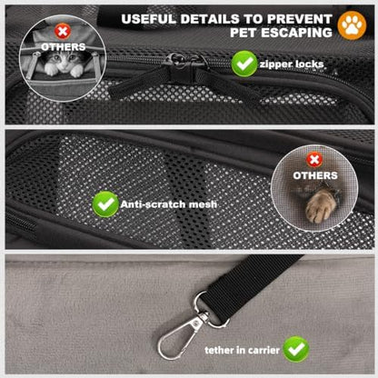 pidipiti 18x12x11 top Expandable pet Carrier - Image 4