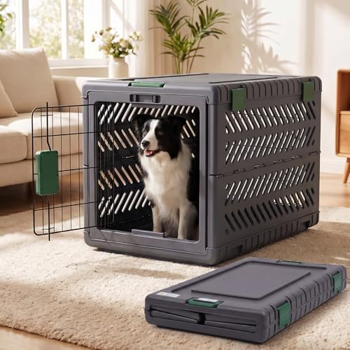 Collapsible Dog Crate for Large/Medium Dogs by GardnerPet