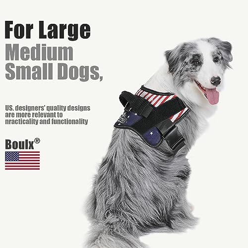 Bolux Dog Harness, No-Pull Reflective Dog Vest, Breathable Adjustable Pet - Image 4