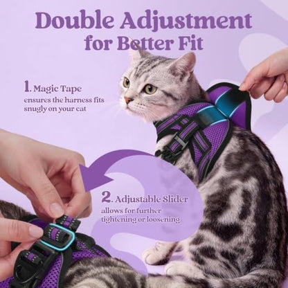 rabbitgoo Cat Harness and Leash Set, Step-in Soft Vest - Image 3
