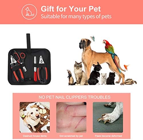 Dog Nail Clippers Trimmer Set, Quick Safety Guard to Avoid Over-Cutting - Image 6