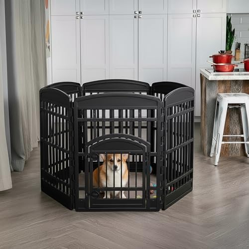 IRIS USA 6-Panel Dog Playpen, Pet Enclosure - Image 7