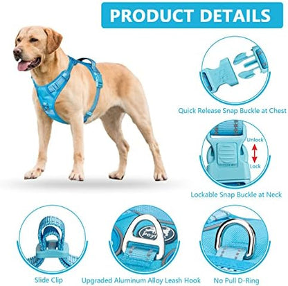 PoyPet No Pull Dog Harness, Reflective Vest - Image 4