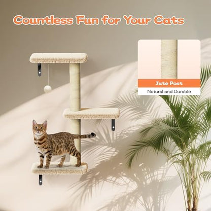 6-in-1 Wall Mounted Cat Climber Set - Image 7
