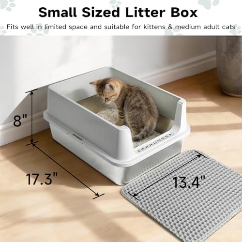 TENTIZON Stainless Steel Cat Litter Box - Image 6