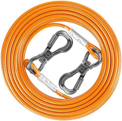 XiaZ Dog Tie Out Cable, Dog Leads by XiaZPet