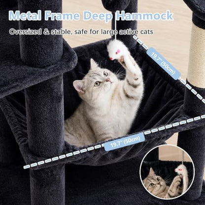 Cat Tree, 81.1" Skyward Corner Cat Tower - Image 7