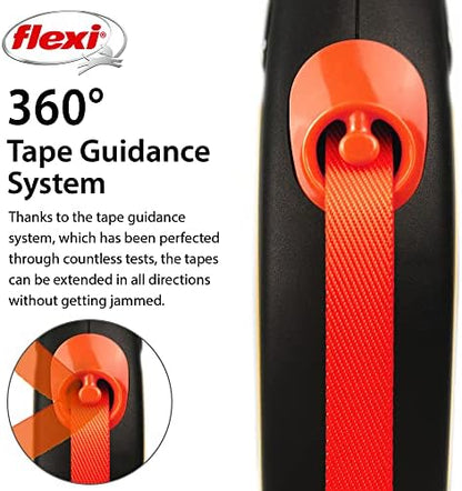 Flexi New Neon Tape Orange Medium 5m Retractable Dog Leash/Lead - Image 4