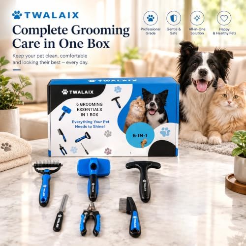 6-in-1 Dog Grooming Kit, Pet Grooming Kit - Image 2