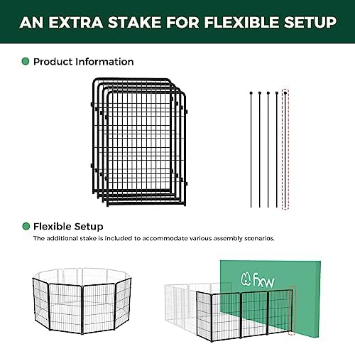 FXW Homeplus Indoor Dog Playpen, 4 Panels, - Image 3