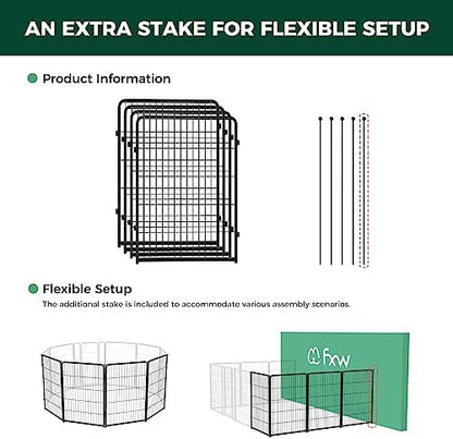 FXW Homeplus Indoor Dog Playpen, 4 Panels, - Image 3