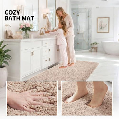 ILANGO Bathroom Rugs 24" × 17", Extra Soft Absorbent Microfiber Bath Rugs - Image 5