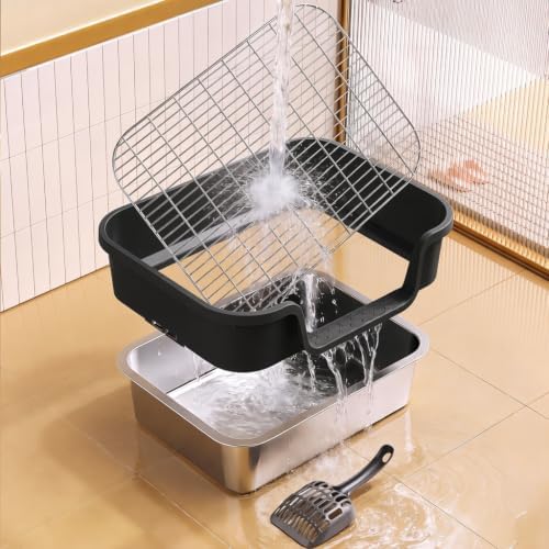 Stainless Steel Sifting Litter Box - Image 7