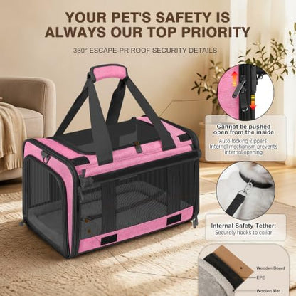 Soft Sided Cat Carrier for Anxious Pets - Image 7