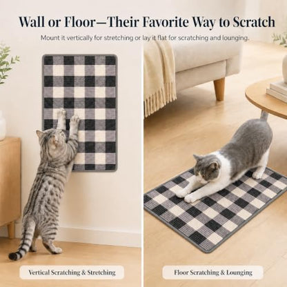 Cat Scratcher Mat, Natural Sisal Cat Scratch Pad - Image 4