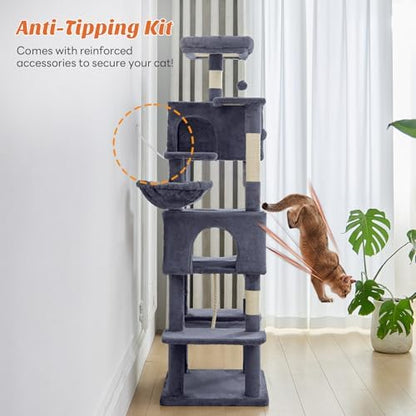 DUMOS 66 Inch Large Cat Tree Tower - Image 5