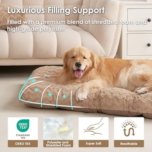 EHEYCIGA Washable Large Dog Bed - Image 2