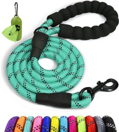 Taglory Rope Dog Leash for Medium Large Dogs, 4 FT Padded Handle by Taglory