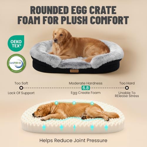Miorun Fluffy Orthopedic Dog Beds Large Sized Dog - Image 6