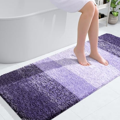 OLANLY Bathroom Runner Rug 40x24, Extra Soft Absorbent Microfiber Bath Rugs by OLANLY