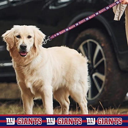 Pets First NFL Licensed New York Giants Pet Leash, Size Medium – Durable Satin - Image 3