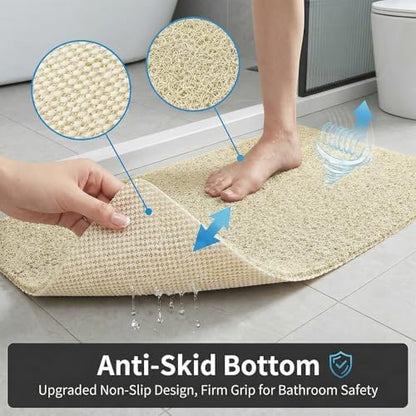 Shower Mat Non Slip, 16 x 24 Inch, Soft PVC Loofah Bath Mats - Image 5