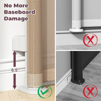 96" Retractable Baby Gate, Long Mesh Dog Gate - Image 4