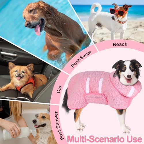 Unicorn Catcher Dog Bathrobe Super Absorbent Quick Drying Robe - Image 6