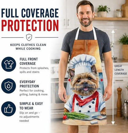 Caroline's Treasures Cairn Terrier The Chef Apron Cooking Kitchen Server Baking - Image 3