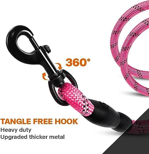 Taglory Rope Dog Leash for Medium Large Dogs, 4 FT Padded Handle - Image 6
