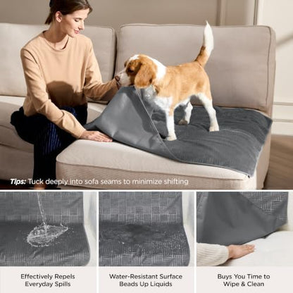 Bedsure Waterproof Couch Cover for Sofa and Dogs Quick Drying - Image 2