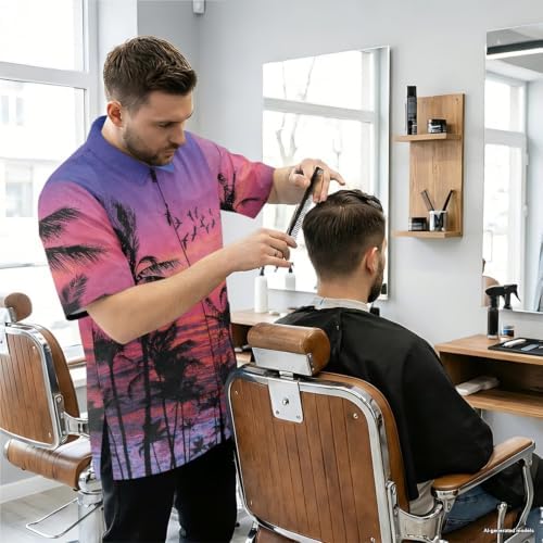 Funny Print Barber Jackets & Smocks - Image 2