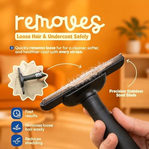 Be Best Pets Deshedding Brush for Dogs & Cats - Image 4