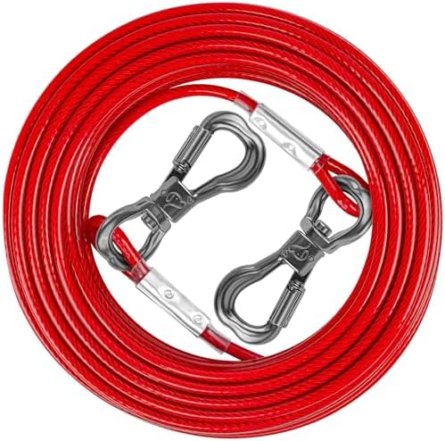 XiaZ Dog Tie Out Cable, Dog Leads by XiaZPet