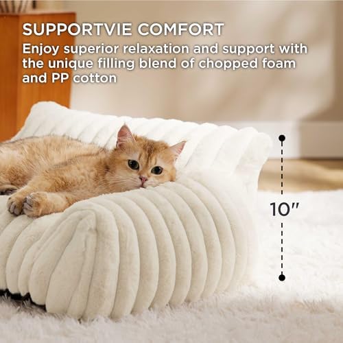 Bedsure ComfyFleece® Shown on TV Fluffy Cute Dog Couch - Image 3
