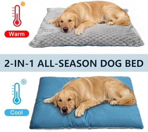 47" XL Dog Bed for Extra Large Dogs Up to 99 lbs, Memory Foam Bolster Sofa - Image 5