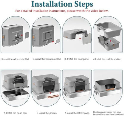 Stainless Steel Cat Litter Box - Image 6