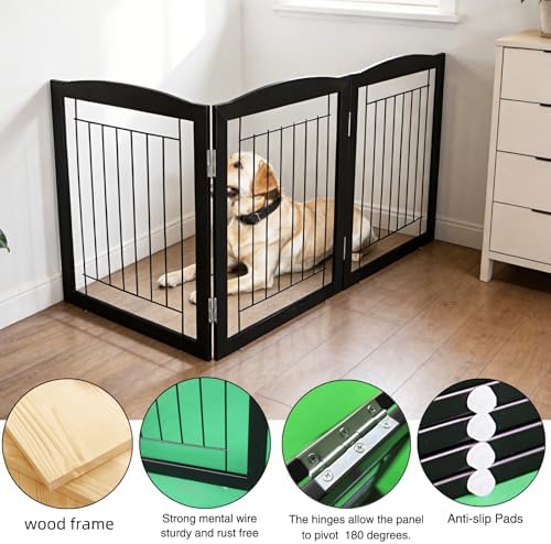 ZJSF Freestanding Foldable Dog Gate - Image 5