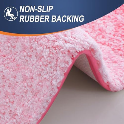 OLANLY Bathroom Runner Rug 47x17, Extra Soft Absorbent Microfiber Bath Rugs - Image 4