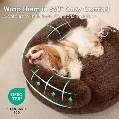 EHEYCIGA 36" Calming Donut Dog Bed - Image 4