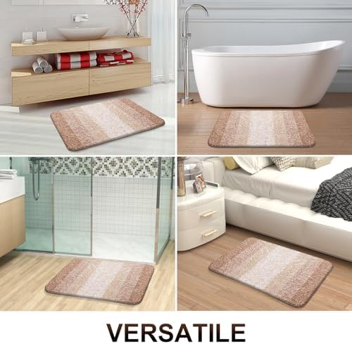 OLANLY Bathroom Rugs Mat 34x21, Extra Soft Absorbent Microfiber Bath Rugs - Image 7
