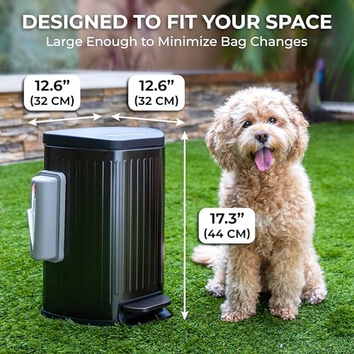 Dog Poop Trash Can Outside - Image 7