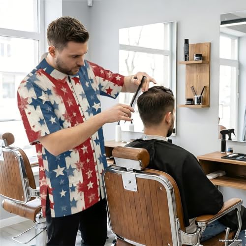 Funny Print Barber Jackets & Smocks - Image 2