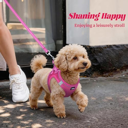 No Pull Dog Puppy Harness and Leash Set Reflective Mesh Vest XX-Small - Image 6